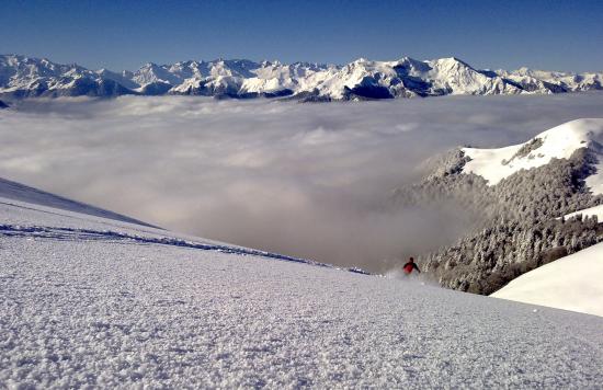 mer de nuage au versant sud