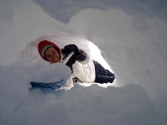 un igloo pour la nuit